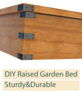 Heavy Duty L Shaped Corner Brackets For Raised Garden Beds Black Stainless Steel Angle Braces on wooden garden bed corner