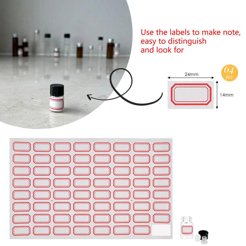 Snatch This Pack Of Twelve Leakproof 2Ml Clear Borosilicate Glass Vials Featuring Tight Screw Threads And Secure Plastic Stopper Caps Ideal For Secure Storage Portable Testing Or Smooth Custom Blending Runs Delivering Consistent Results with labels for easy identification.