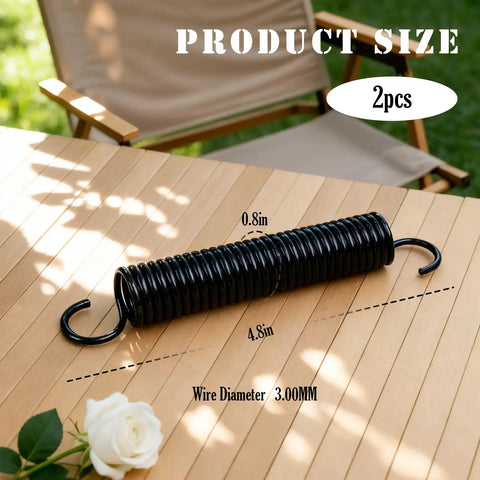 Heavy Duty Recliner Chair Tension Springs For Smooth Replacement Fix Your Creaky Couch With Rust Resistant Galvanized Steel Parts, size 0.8in x 4.8in.