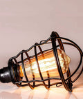 Metal Light Cage Guard 4 Pack For Pendant Lights And Wall Lamps Edison Bulb Shield E26 E27 Compatible Industrial Look