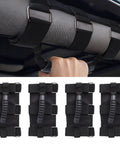 Jeep Wrangler Four Pack Grab Handles For Roll Bar Easy Install Front And Rear With Upgraded Metal Buckles And Reinforced Stitching