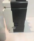 Pro Grade Heavy Duty Three Pole Panel Mount Type FD Molded Case Circuit Breaker side view, showing factory sealing and durable design.