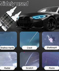 Windshield Chip And Crack Repair Kit With 30ml Resin For Quick Fix Of Chips, Cracks, Stars And Spider Cracks, images of car and glass damage types