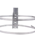 Universal Expansion Tank Water Heater Wall Mount Bracket in stainless steel with sturdy straps
