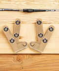 Heavy Duty Hidden Pivot Door Hinge Set Bronze Concealed Center Shaft For Secret Narrow Door Installation 2 Pack