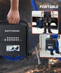 Built Tough 50M Pipe Inspection Camera With A Bright 7 Inch Ip Monitor and Built In Dvr Recorder, portable setup for plumbing.