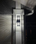 Dusk To Dawn Outdoor Wall Light Fixture 14W 3000K Warm White IP65 Aluminum Exterior Lighting mounted on house wall at night