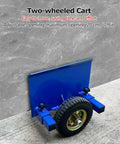 All Terrain Hand Truck With Non Slip Wheels And Alloy Deck For Grass Concrete Sand And Mud Smooth Quiet Operation With Shock Absorption Heavy Duty Metal Dolly For Easy Moves Of Heavy Loads, 20 cm opening