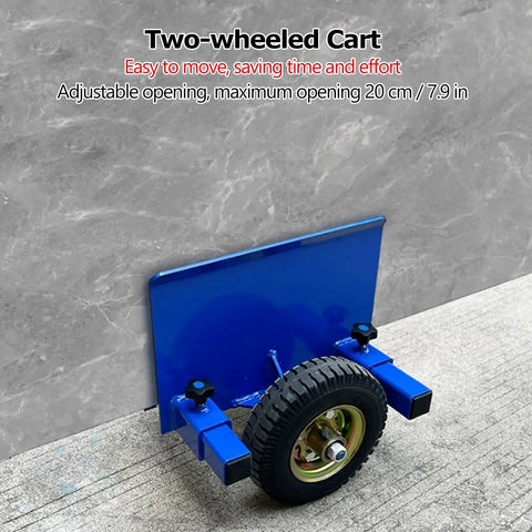 All Terrain Hand Truck With Non Slip Wheels And Alloy Deck For Grass Concrete Sand And Mud Smooth Quiet Operation With Shock Absorption Heavy Duty Metal Dolly For Easy Moves Of Heavy Loads, 20 cm opening