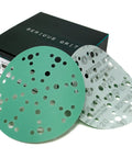 6-Inch 49-Hole 220 Grit Hook And Loop Sanding Discs For Random Orbital Sanders, Heavy Duty Film Discs, Festool Sander Compatible