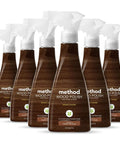 Almond Wood Polish For Wood Surfaces, Furniture And Cabinets, 14 Ounce Spray Bottles Pack Of 6, Cruelty Free, Recyclable Plastic Bottles