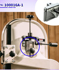 Heavy Duty Alloy Upper Wheel Hinge And Bracket Assembly For 14 Inch Jet Cast Iron Saws Fits JWBS-14CS JWBS-14DXPRO And Jet 100016A-1 installed
