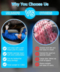 Comparison of NKJNKFS and other rolling creeper mats for mechanics showing features like easy cleaning and portability.