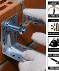 AnchorFix-2 Super Strength Anchoring Adhesive For Threaded Rods In Concrete And Masonry A Two Component Epoxy System installed in brick wall