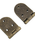 Retro Heavy Duty Folding Hinges For Sewing Tables And Furniture Doors Bronze 180 Degree Flush Hinges close up view