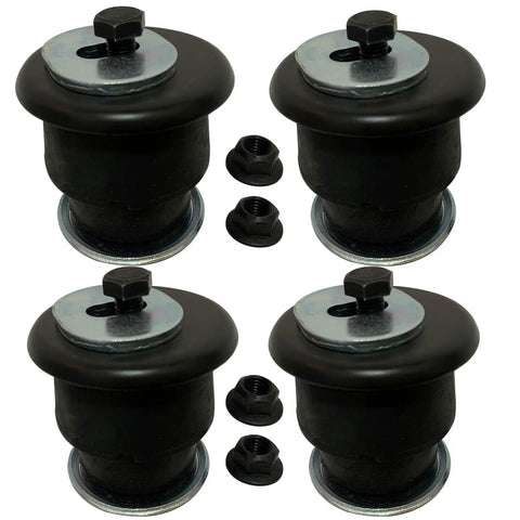 Heavy Duty Badass Body And Cab Mount Bushing Kit For 2002 To 2005 Ford Explorer And Mercury Mountaineer with four bushings and nuts.