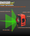 Self Leveling Cross And Line Laser Kit With GreenBrite Technology Green Beam For Indoor And Outdoor Use Pro Grade Accuracy
