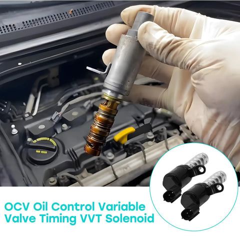 Beefed-Up Oil Control Valve Solenoid For 1.6L L4 Engine With Variable Valve Timing, OCV Solenoid Compatible With Hyundai Accent Veloster 2012 2013 2014 2015 2016 And Kia Forte Koup Forte5 Rio Soul 2012 2013 2014 2015 2016, OEM 918024 243552B700 installed