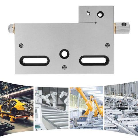 Heavy Duty 4 Inch Stainless Steel Vise With 100 Mm Jaw Opening Built Tough As Nails For Wire Edm Jobs Locks Down Tight With Zero Slack And Rolls Smooth For Milling And Drilling Tasks, viewed from above.