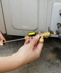 HVAC Valve Core Removal Tool Kit For Home Refrigeration, Includes 10 Valve Cores, 5 Brass Nuts, And 2 Brass Adapters For R410 R32 R22 R12 R407 R404 R600 Systems, Dual SAE 1/4 And 5/16 Ports, Great DIY Tinkering Upgrade on HVAC line
