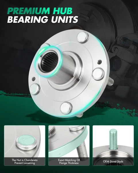 Front Wheel Hub Bearing For Hyundai Sonata Tucson XG350 And Kia Magentis Optima Rondo Sportage 2003 To 2015 930603 1PC showing premium hub unit design