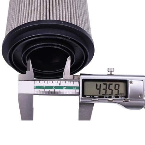 Top Tier Coolant Cartridge Filter Replacement For Detroit Dd13 Dd15 Dd16 And Western Star 6900 Engines showcasing inner diameter measurement at 43.59 mm.