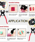 Guide using 12 Piece Heavy Duty Stained Glass Mosaic Tools Kit With Wheeled Glass Tile Nippers And Cutters Pliers for tile cutting.