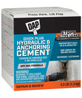 Quick Plug Hydraulic Cement For Fast Setting Crack Repair And Post Anchoring In Concrete And Masonry, 2.5 Lb Bag