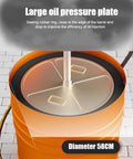 Large oil pressure plate for Heavy Duty Pneumatic Grease Pump With 80 To 1 Ratio And 20 Ft Hose, diameter 58cm.