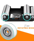 Motorcycle Wheel Roller Stand With Ramp Support For Easy Tire Cleaning And Chain Lubing Portable Paddock Style Stand For Bikes