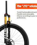 Front view of Air Mountain Bike Suspension Fork For 26 27.5 29 Inch Bikes showing 32mm tubes, 9mm quick release feature, and ZTZ sticker.