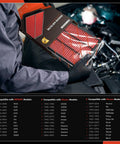 High Performance Pre Oiled Engine Air Filter For Infiniti Nissan Subaru Saab displayed in packaging next to engine