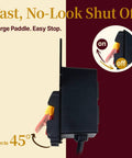 No Sweat Paddle Safety Switch With Dual Outlets And Key Lock For Router Tables and Table Saws featuring large paddle design.