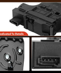 Heavy Duty Trunk Latch Lock Actuator Straight Up Swap For Chevy Impala Camaro Malibu Cruze Tailgate Lid Motor close-up view of connector and housing