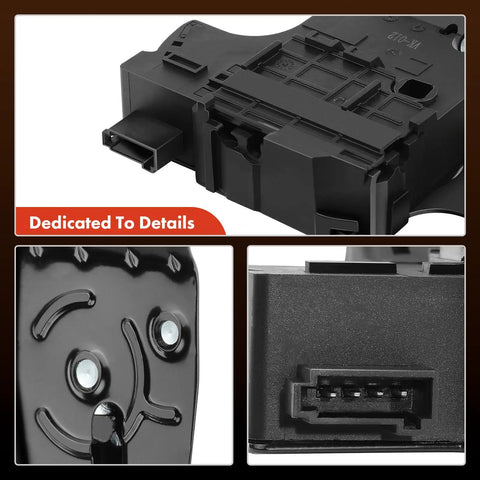 Heavy Duty Trunk Latch Lock Actuator Straight Up Swap For Chevy Impala Camaro Malibu Cruze Tailgate Lid Motor close-up view of connector and housing