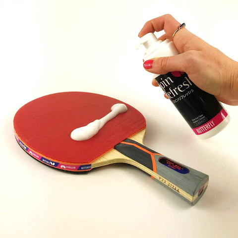 Table Tennis Racket Care Kit With Spin Refresh Cleaner Paddle Cleaner Sponge And Rubber Care Tips For Pro Ping Pong Play Keeps Your Paddle Fresh Between Rounds, bottle cleaning red paddle rubber