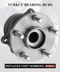 Beefed-Up Rear Wheel Hub Assembly For Subaru AWD Cars - 5 Lug - Replaces 512518 with visible flange and ABS encoder.