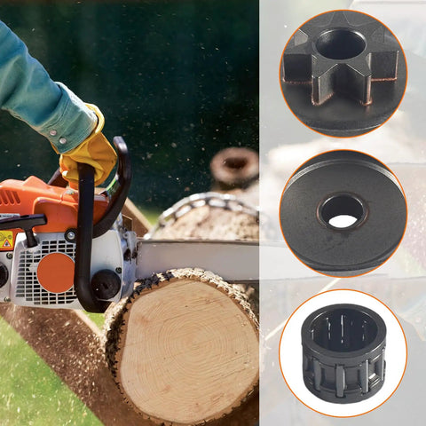 Cutting wood with chainsaw using 325-7T Clutch Drive Sprocket Drum for Stihl MS250 MS230 Chainsaws, durable precision fit