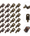 80 Piece Shelf Pegs for Cabinet Shelves, 6mm Shaft Diameter, Cold Rolled Steel Fixing Pins, L Shaped Supports