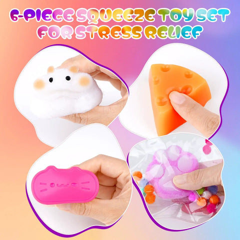 Ultimate DIY Squishy Kit With 6 Molds And 18Oz Bubble Free Liquid Silicone Quick 2 To 3 Hour Cure With No Fuss Step By Step Guide