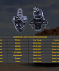 Toyota Highlander Front Lower Ball Joint Kit Replacement For 2008 Through 2019 And Sienna 2011 Through 2020 Premium Durable OEM Grade Ball Joint Set With Direct Fit No Drama Install And Easy Drop In For Your Auto Suspension, front lower, black metal