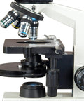Close-up of LED Trinocular Compound Microscope With Phase Contrast Kit Pro Grade Brightfield And Phase Contrast 40X To 2500X