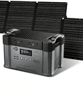 Beefy Capacity Portable Power Station S2000 Pro 1520Wh LiFePO4 Solar Generator with solar panels for camping
