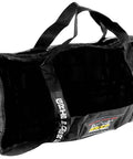 Breathable Mesh Gear Bag Built Heavy Duty For Gym Beach Swim Scuba Sports Dive And Outdoor Use, black with handles.