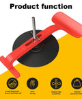 Six Pack Suction Cup Clamps For Windshield Repair And Gluing Convertible Glass Panels ABS Rubber Construction Secure Trims