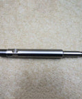 Side view of Allfi waterjet nozzle body tube with dual threaded ends