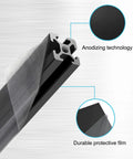 Cross-section view of Ten Pieces 48 Inch T Slot Aluminum Extrusion Profile 1220mm European Standard Aluminum Linear Rail Easy To Use For 3D Printer CNC DIY