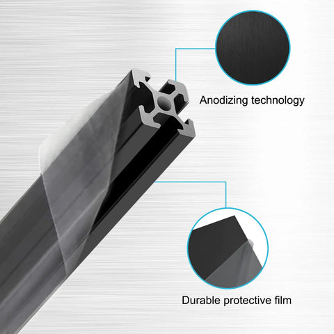 Cross-section view of Ten Pieces 48 Inch T Slot Aluminum Extrusion Profile 1220mm European Standard Aluminum Linear Rail Easy To Use For 3D Printer CNC DIY