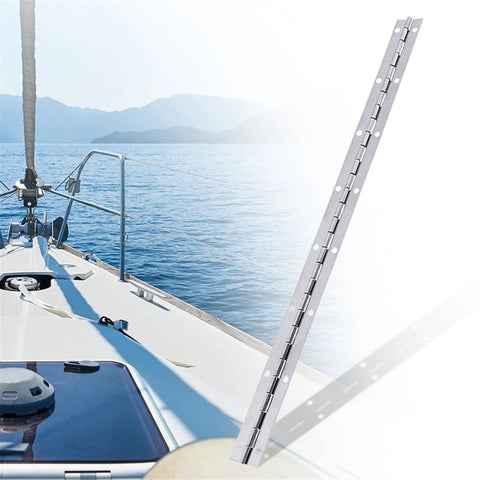 4 Pack 15 Inch Marine Piano Hinges With Silent Hydraulic Buffer For Deck And Cabin Doors Marine Grade Stainless Steel