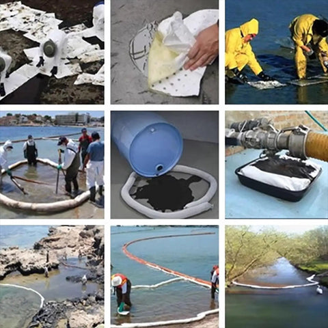 Portable 30 Liter Oil Spill Response Kit With Heavy Duty Absorbent Pads And Socks Handles Grease And Fuel Spills Fast Easy Storage Design Shop Top Solution And Garage Safety Staple